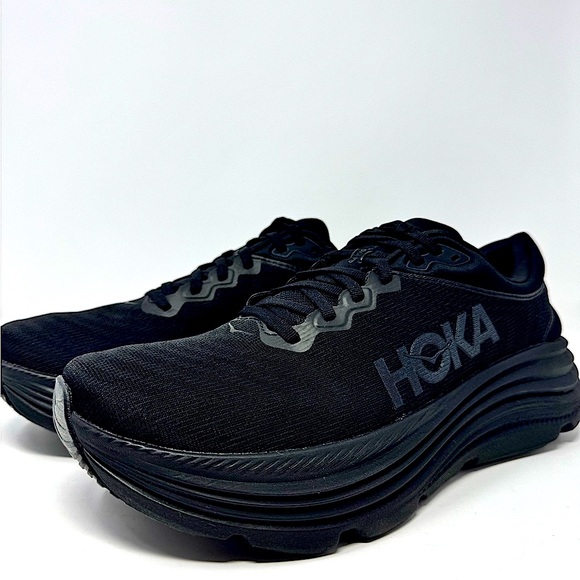 Hoka One Gaviota 5 Men’s Walking/Running Shoe Size 11D Black ••NEW IN BOX•• - Picture 8 of 10